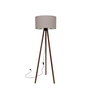 Opviq Lámpara de Pie AYD-1531 Beige y Marrón